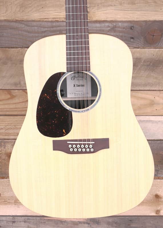 Martin D-X2E Brazilian 12-String Left-Handed Acoustic/Electric Guitar w/ Case image 1