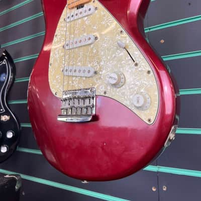 Music Man Silhouette Special Candy Apple Red 1996 Refinished