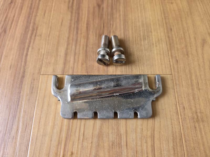 Vintage Early 1960's Gibson EB Bass Guitar Nickel Bridge w/ Studs! image 1