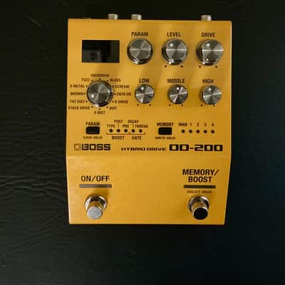 Boss OD-200 Overdrive 2019 - Present - Orange image 1