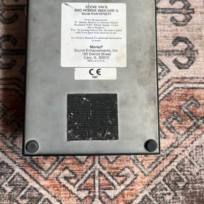 Morley VAI-1 Steve Vai Bad Horsie Wah 1996 - 2010 - Black image 6