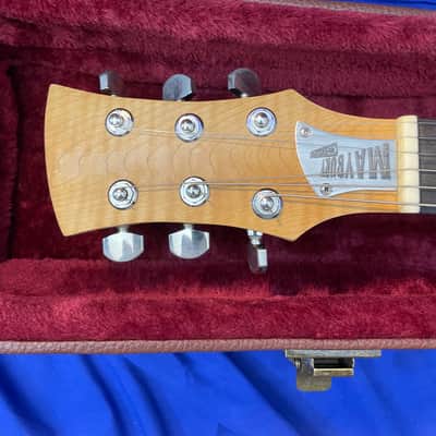Maybury Guitars Custom Double Cut 2021 - Natural Spalted Birch image 4