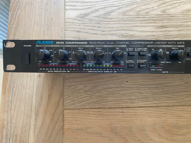 Alesis 3630 Rack Mounted Dual Channel Compressor image 1