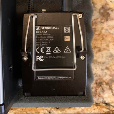 Sennheiser EW IEM G4 Wireless In-ear Monitoring System - G Band image 7
