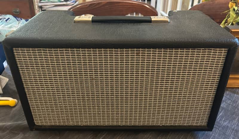 Fender Princeton 5F2A Head Cabinet in Black Tolex - Empty image 1