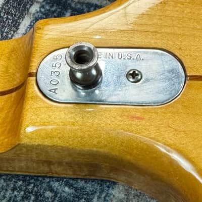 1979 Kramer DMZ6000B Vintage Natural Aluminum Neck Made In USA Dimarzio PJ Bass Guitar W/ Gigbag! image 13