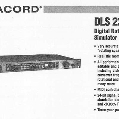 Dynacord DLS 223 Digital Leslie Rotary Simulator 19" Rack image 1