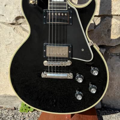 Gibson Custom Shop 1960 Reissue Les Paul Custom Black Beauty 50th Anniversary Gold Book 2010 - Black image 1