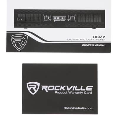 (2) Rockville SPGN154 15" 1600W DJ PA Speakers+Power Amplifier+Stands+Cables image 10