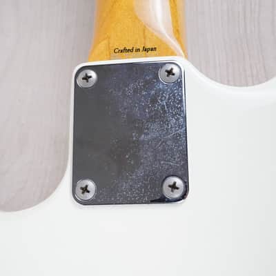 Fender MG-65 Mustang Reissue CIJ 2007 Vintage White US Vintage Grey Bobbin Pickups w/ Bag image 12
