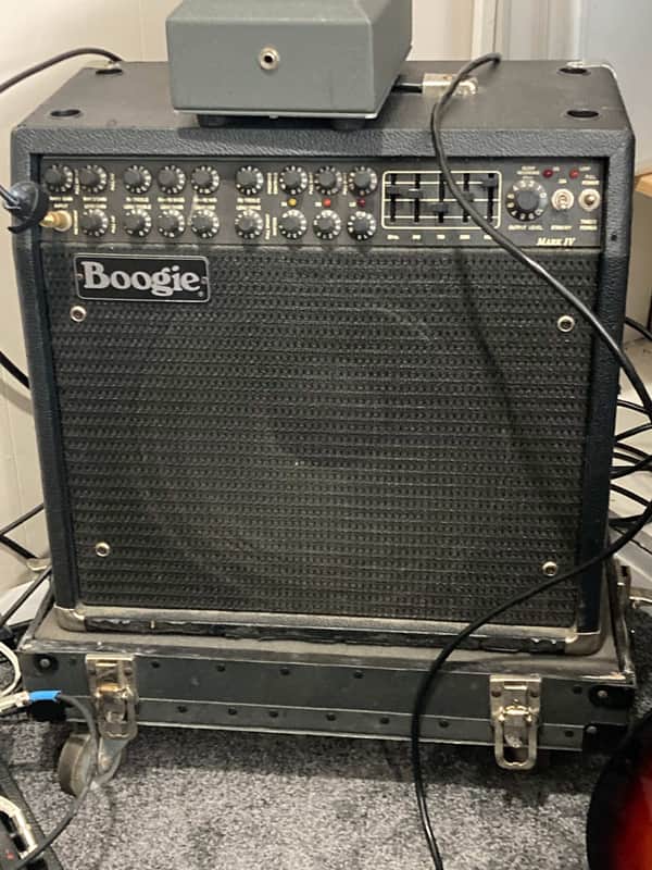 Mesa Boogie Mark IV 3-Channel 85-Watt 1x12" Guitar Combo w/Road case and brand new FU-3 foot switch image 1