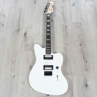 Fender Jim Root Jazzmaster V4 Guitar, Ebony Fingerboard, Flat White image 3
