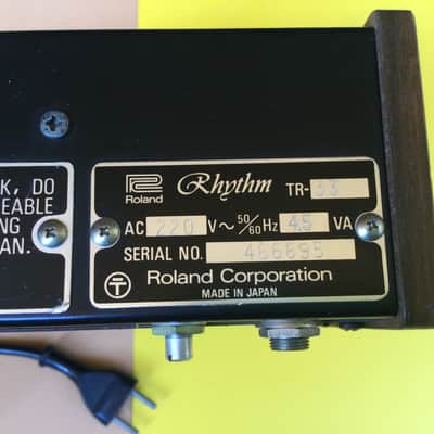 Roland TR-33 / Rhythm 33 Drum Machine 1970 - Black image 7