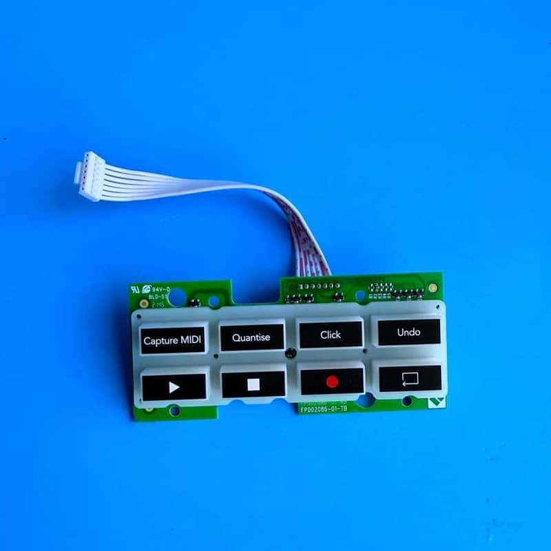 NOVATION LAUNCHKEY 25 MK3 Part: Transport Conductive Pad & PCB Circuit Board image 1