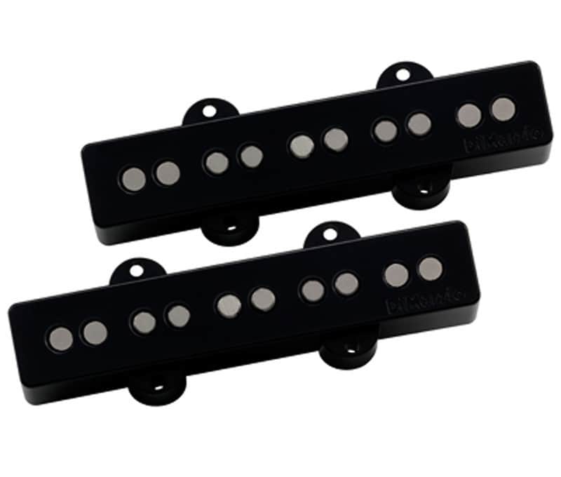 DiMarzio DP549 Ultra Jazz Bass 5 String pickup set - black image 1
