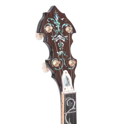 Gold Tone Mastertone™ OB-300: Orange Blossom Left-handed Banjo "The Gold-Plated Beauty" with Case image 6