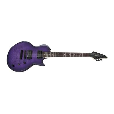 Jackson JS Series Monarkh SC JS22Q Electric Guitar Transparent Purple Burst image 3