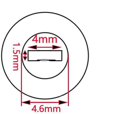 Silver Toggle Switch Tip Knob Caps for Electric Guitar 5 Way Toggle Pickup Selector Switches (2 Pack) image 2
