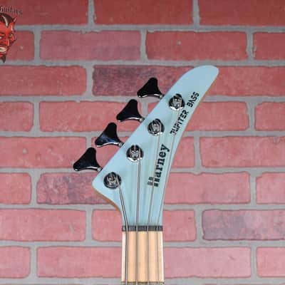 Harney Jupiter Bass One Off Late 80s-90s USA Sonic Blue w/OHSC image 9