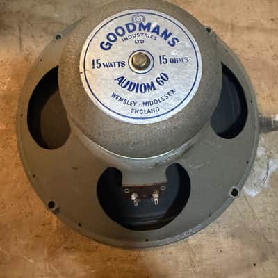 1960s Goodmans Audiom 60 alnico 12” guitar speaker 15 watts 16 ohm #2 image 2