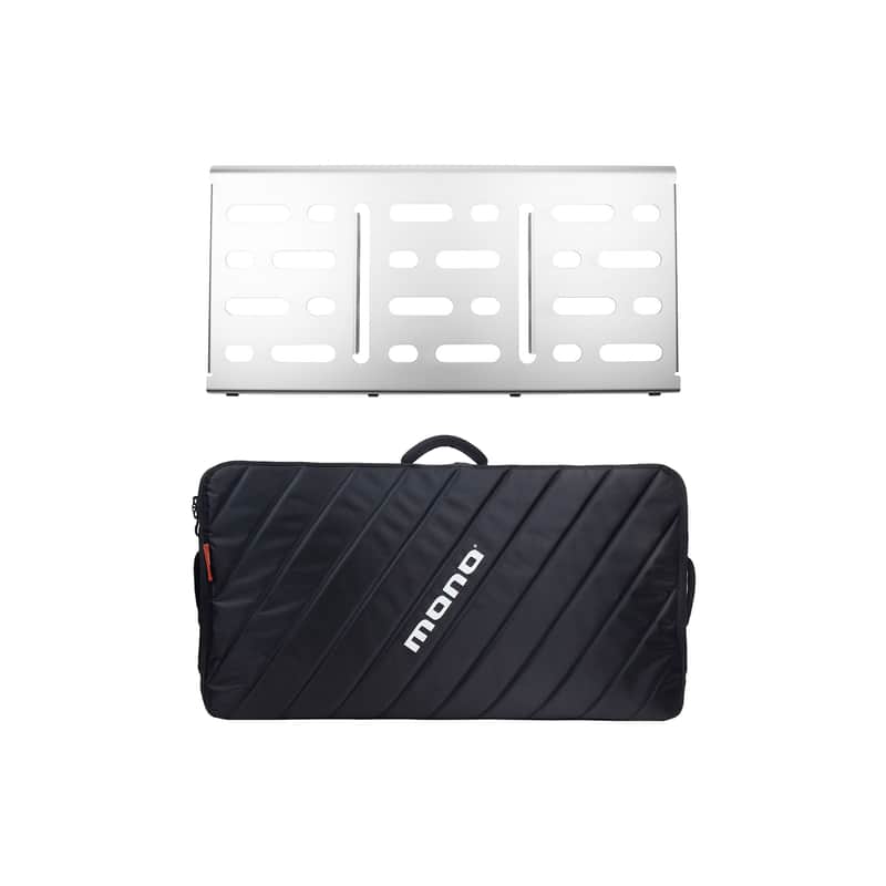 Mono Pedalboard Large Silver + Pro 2.0 Accessory Case image 1