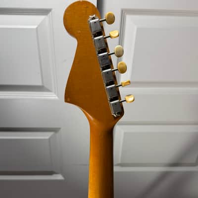 Fender 1966 Mustang Guitar with Rosewood Fretboard - Dakota Red image 4