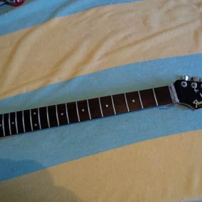 FENDER MIJ FENDER SYSTEM 3 NECK WITH LOCKING LEVER NUT LATER 1980'S MAPLE/ROSE NECK CHROME LEVER NUT image 7