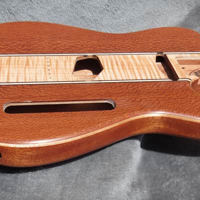 Babik Custom Telecaster Style body, Long board style, Lacewood on Mahogany Light weight, Handmade 2026 image 13