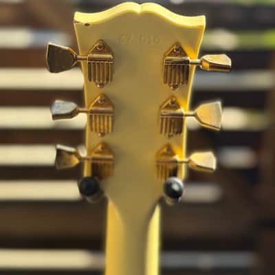 Gibson Custom Shop Jimi Hendrix Signature '67 SG Custom Reissue 2020 - 2021 - Aged Polaris White image 3