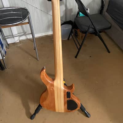 Gstyle Left Handed 5 String Bass 2020s - Wood image 3
