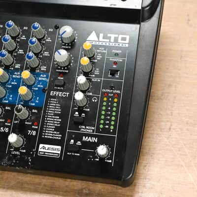 Alto Zephyr Series ZMX122FX 8-Channel Compact Mixer w/ Effects (NO PSU) CG0110R image 2