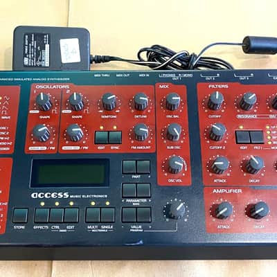 Access Virus B Desktop Digital Synthesizer 1999 - 2002 - Black / Red