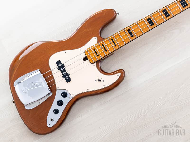 1974 Greco JB-550 Vintage Jazz Bass Mahogany w/ Power Booster