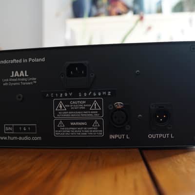 HUM Audio LAAL - Lookahead Analog Limiter - MINT - w/ Mogami XLR cables as extra - Original owner image 8