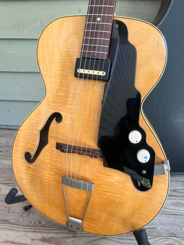 National Hollow Jazz Guitar Model 1120 mid 1950s - Natural Gloss image 1