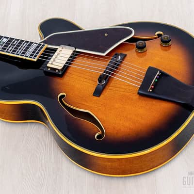 1988 Ibanez JP20 Joe Pass Signature Archtop Electric Guitar Sunburst w/ Super 58, Case image 12