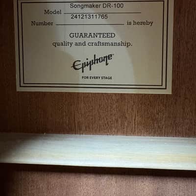 Epiphone Taylor Swift Fearless Taylor’s Version Acoustic Guitar Factory New Collectable image 7