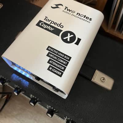 Two Notes Torpedo Captor X 8ohm Stereo Reactive Load Box / Attenuator 2020 - White image 2