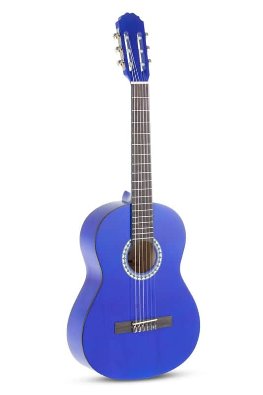 GEWA Basic Classical Guitar 3/4 – Transparent Blue – PS510‑145 image 1