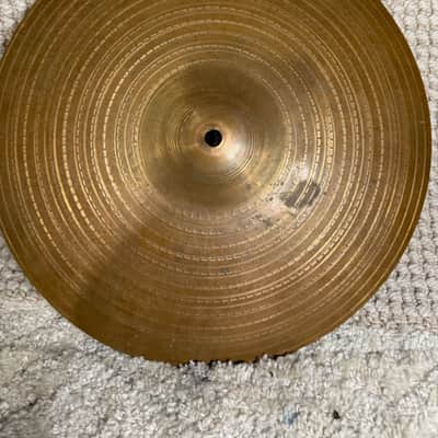 Zildjian 14" A. Zildjian '60s Stamp Hi-Hat Cymbals (Pair) 1960s - Traditional image 4