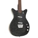 Danelectro 59DC Short Scale Bass Guitar - Black Metal Flake - Open Box