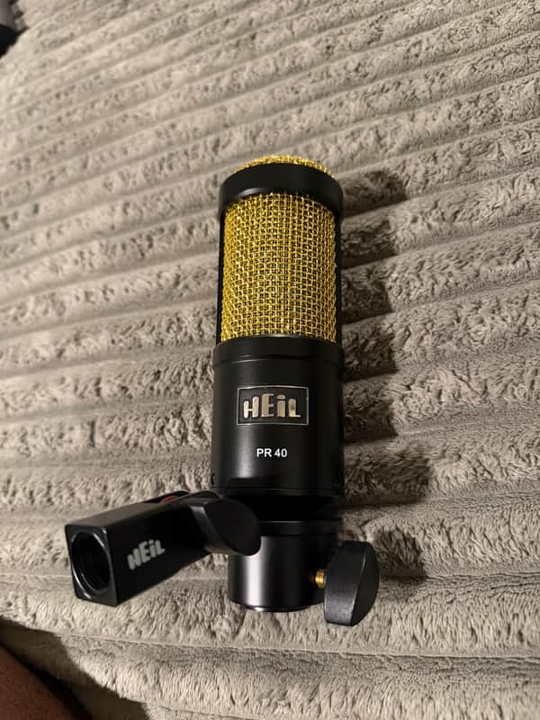 Heil PR40 Large Diaphragm Dynamic Microphone 2010s - Black / Gold image 1