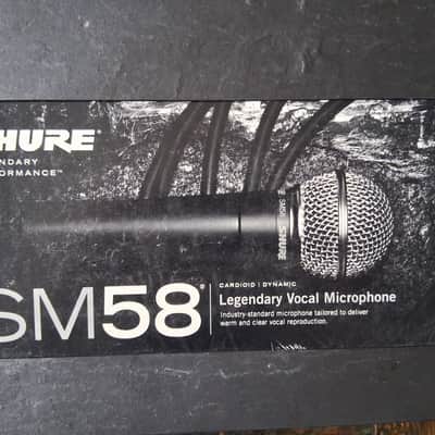 Shure SM58 Handheld Cardioid Dynamic Microphone 1984 - Present - Black image 2