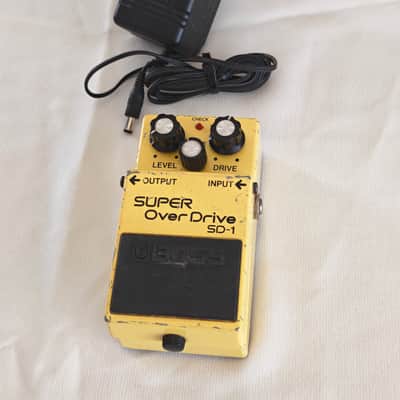 Boss SD-1 Super OverDrive (Silver Label) 1997 - Present - Yellow image 8