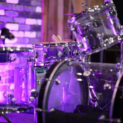 DW Design Series Acrylic 8x10/9x12/14x16/18x22/5.5x14" 5pc Shell Pack 2015 - Present - Clear Acrylic image 16