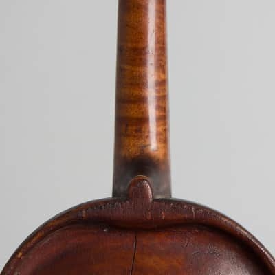Folk Violin (unlabelled) ,  c. 1920, black hard shell case. image 9