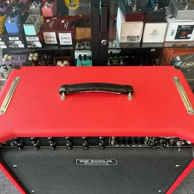 Mesa Boogie Express 5:50 +(Plus) 2-Channel 50-Watt 1x12" Guitar Combo Amplifier -2016- Red Tolex w/ ft sw + cover image 5