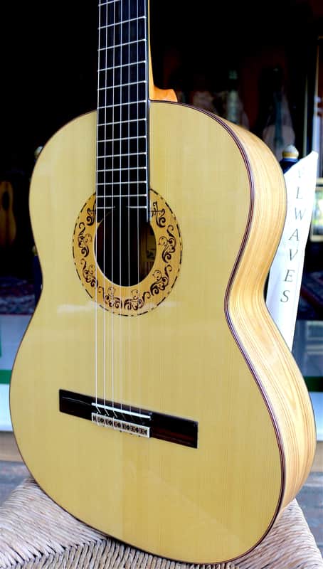 Juan Montes Rodriguez flamenco guitar 2019 olive ash and spruce image 1