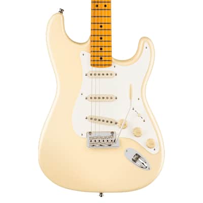 Used Fender Lincoln Brewster Signature Stratocaster - Olympic Pearl image 1