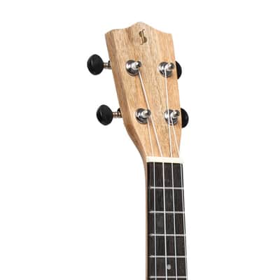STAGG Tiki Series Concert Ukulele With Sapele Top Maio Finish With Black Nylon Gigbag image 5